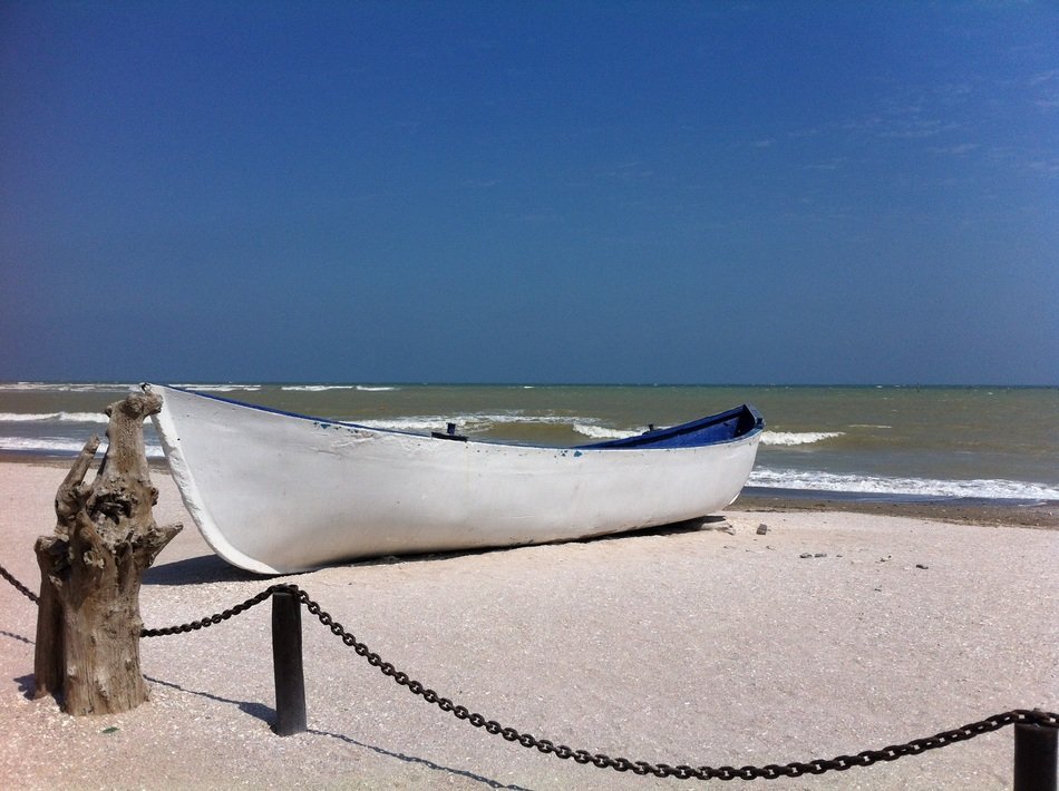 boat on sand