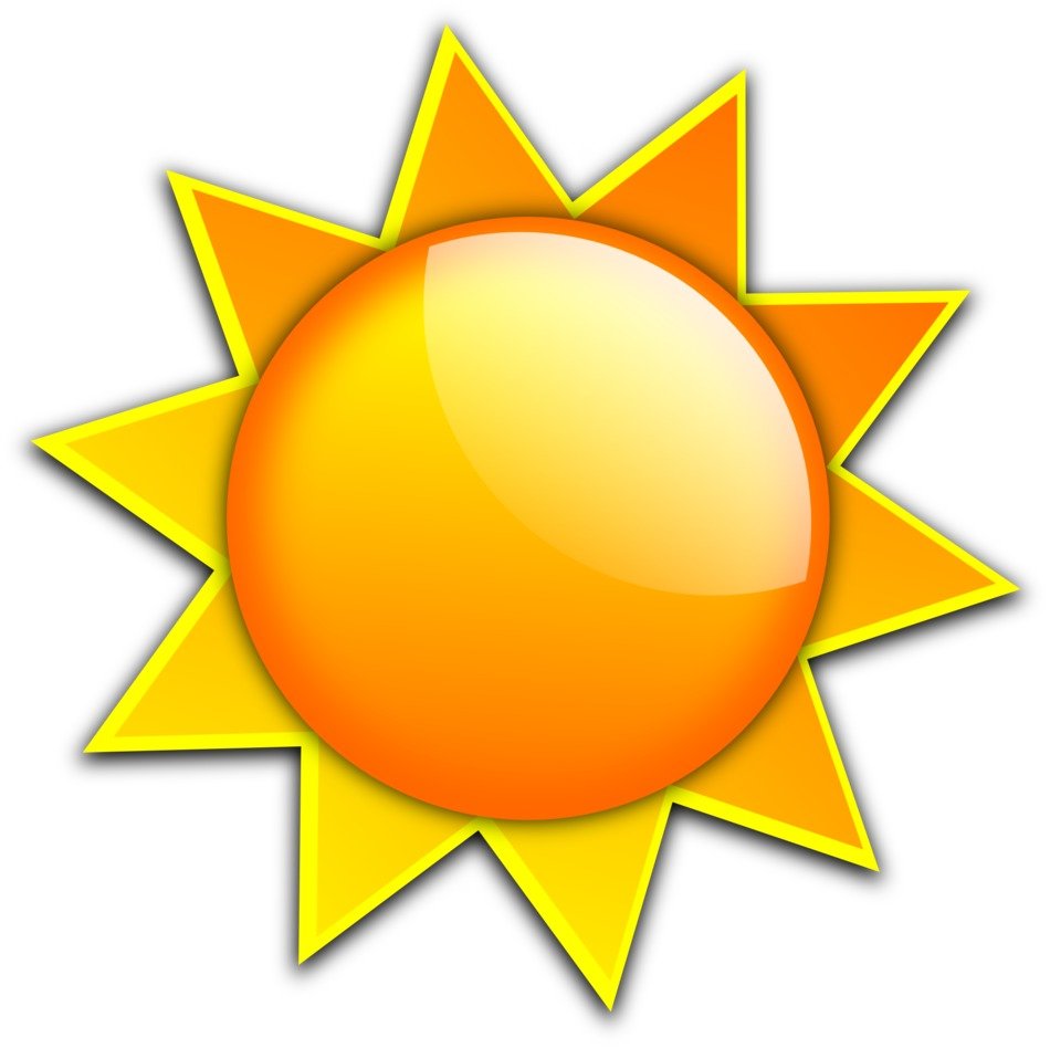 drawing of sunshine and heat