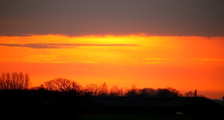 Beautiful evening sky
