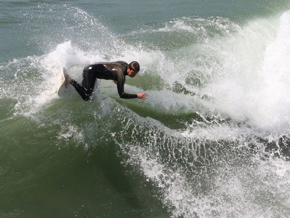 surfer in the Pacific Ocean