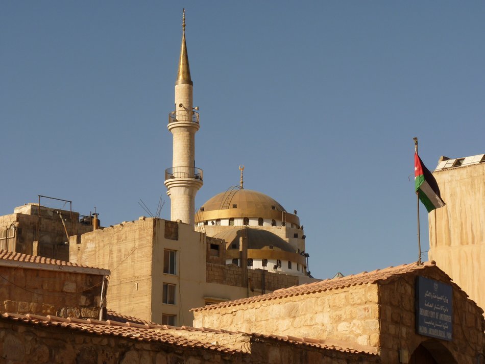 Minaret in Madaba, Jordan