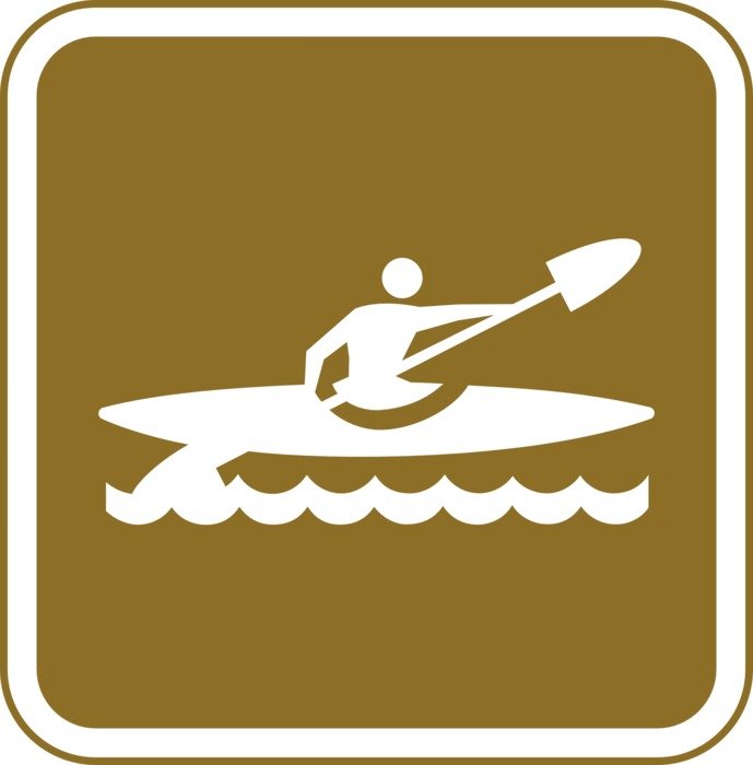 sign for relaxing on kayaks