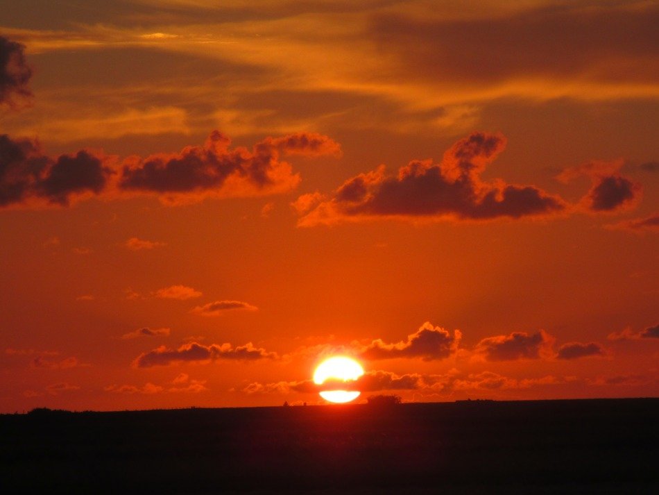sunset on the red sea