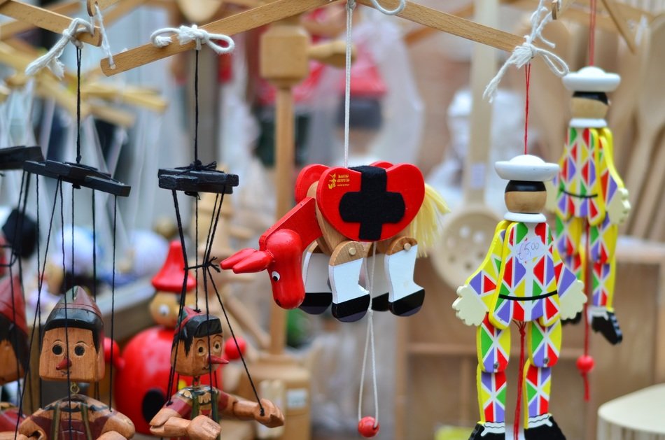 Pinocchio wooden souvenir