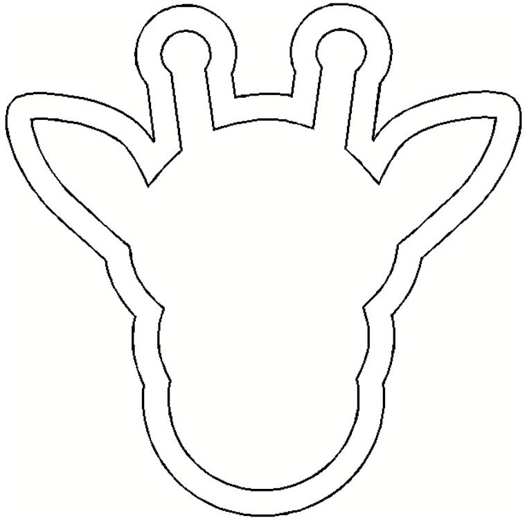 Giraffe Head Template Free free image download