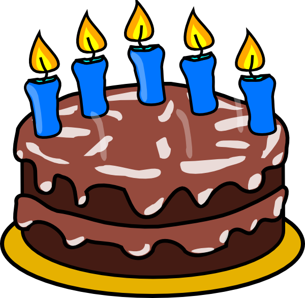 Birthday Cake Candles drawing free image download