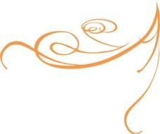 decorative swirls as a graphic image