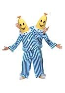 Clipart of Bananas In Pajamas