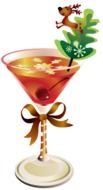 Christmas Candy drink drawing