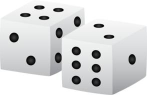 white dice