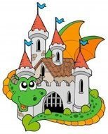 Fairy Tale Castle drawing