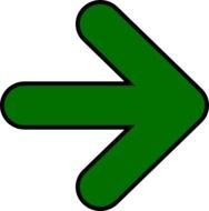 Green Arrow At Clkercom Vector Online Royalty
