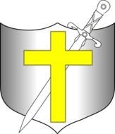Cross Sword And Shield At Clkercom Vector Online N2