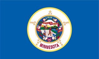 Minnesota Usa Flag drawing