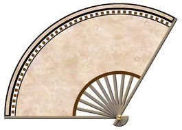 brown fan as a picture for clipart