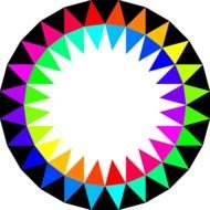 Rainbow Colors At Clkercom Vector Online Royalty clipart