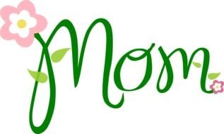 clipart of the mom sign