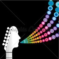 Acoustic Guitar Outline Art