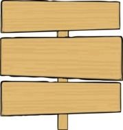 Beach wood sign clipart