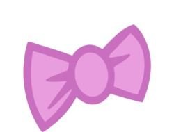 cartoon purple Bow Tie