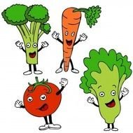 Cartoon Vegetable Clipart drawing