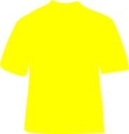 Yellow T Shirt At Clkercom Vector Online Royalty