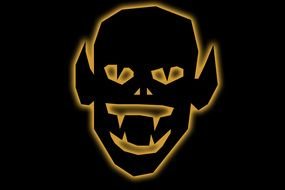 Wicked Evil Smiley Face drawing