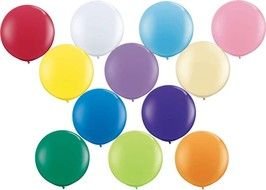 many colorful balloons as a graphic illustration