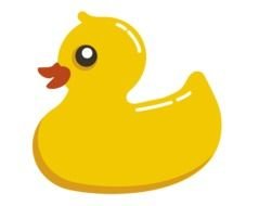 Yellow Duck as a picture