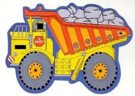 isolated construction truck