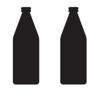 Two Soda Bottles At Clkercom Vector Online