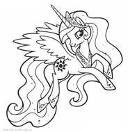 Kolorowanki My Little Pony PrzyjaÅºÅ To Magia &ndash; KsiÄÅ¼niczka