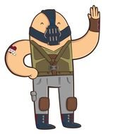 Clip art of cartoon character