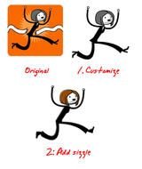 Jumping technique clipart