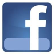 blue and white Facebook Logo
