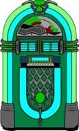 50s Jukebox abstract drawing