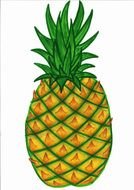 Pineapple White background