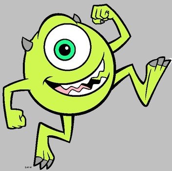 Monster Inc Black And White Panda Free