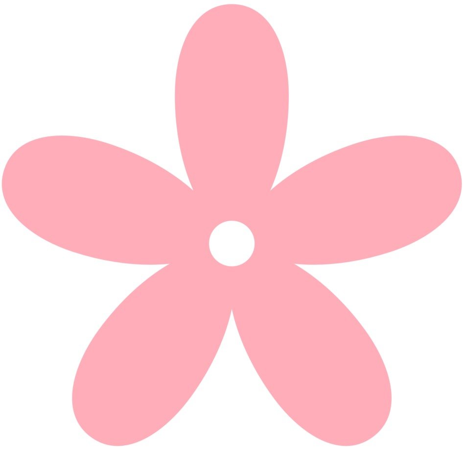 pink flower like figure