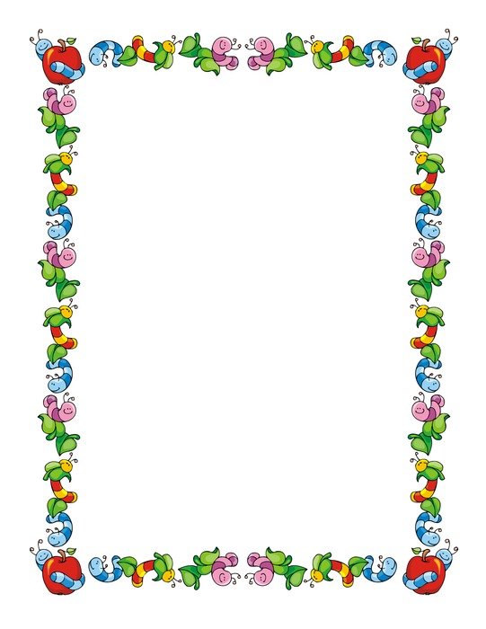 Apple Border drawing