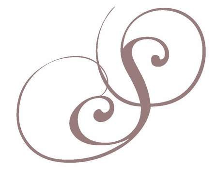 italic letter on a white background