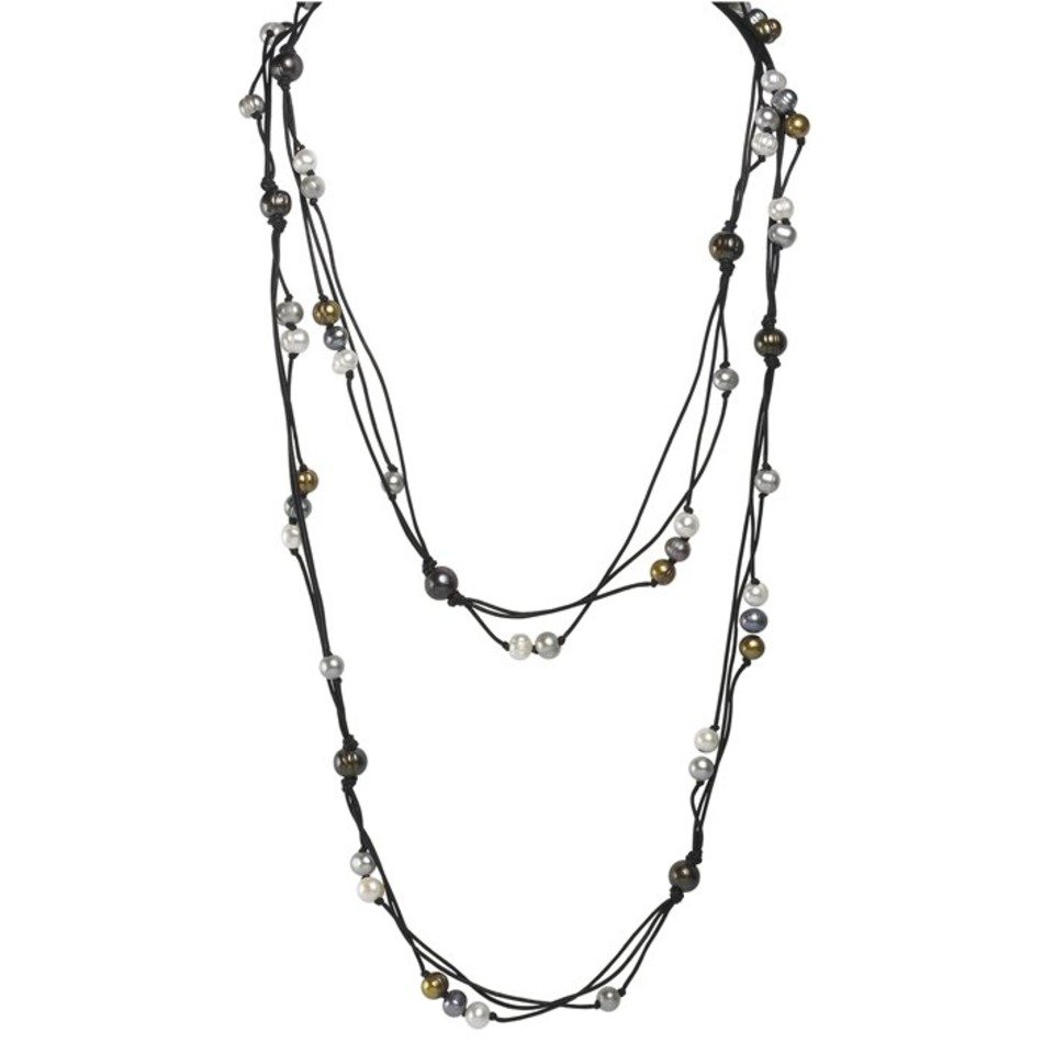 Necklace with the gladiolus