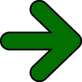 Green Arrow At Clkercom Vector Online Royalty