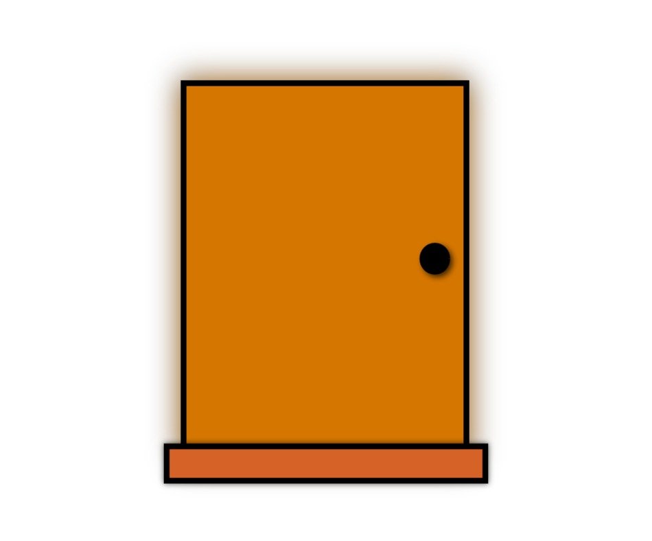 orange Door drawing