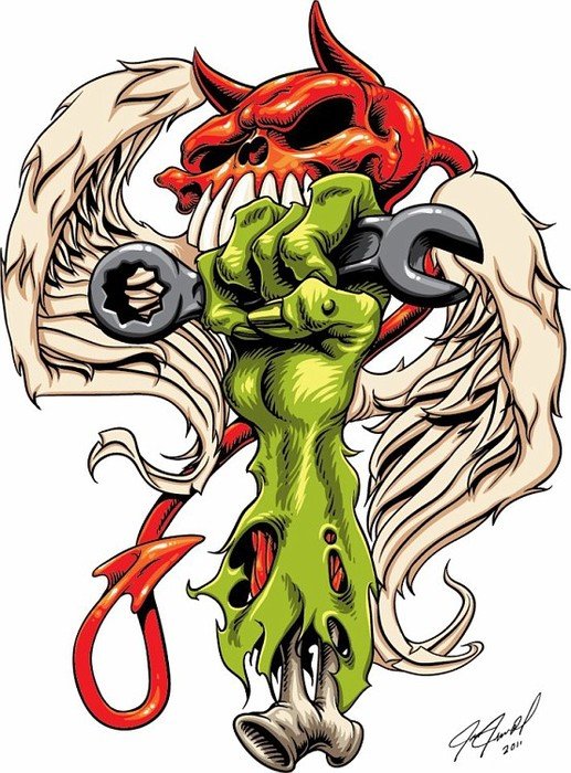Rat Fink Tiki Car And Monster Art Cool Pictures
