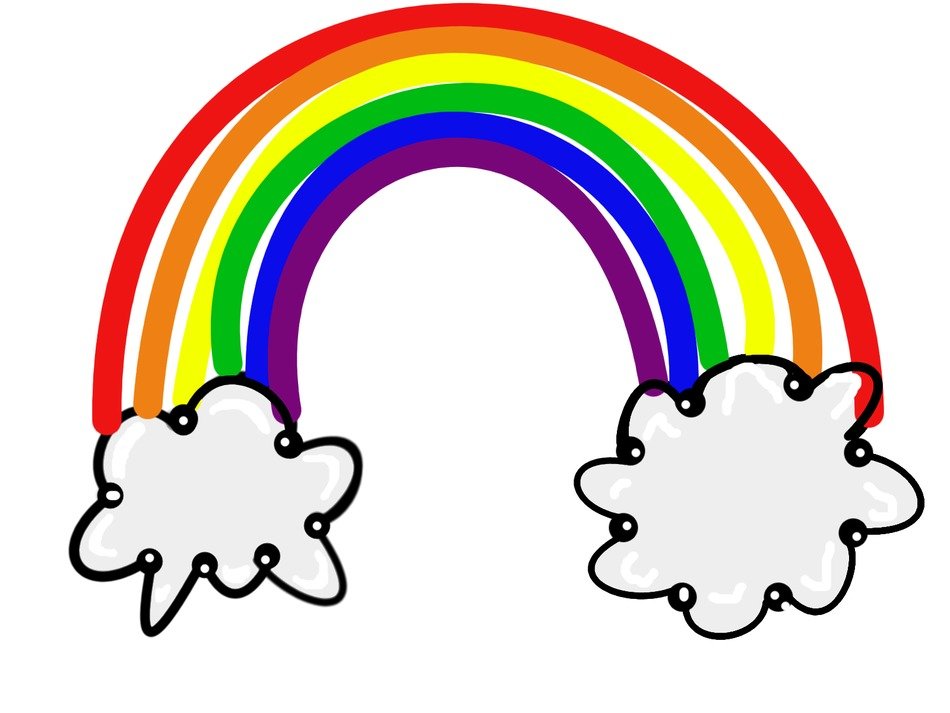 drawing of the rainbow