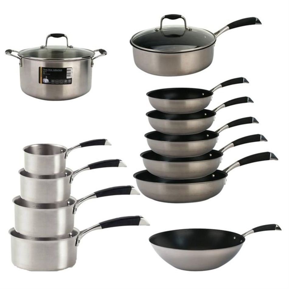 Batterie De Cuisine Casino Desirs 14 Pi Ces Inox Induction