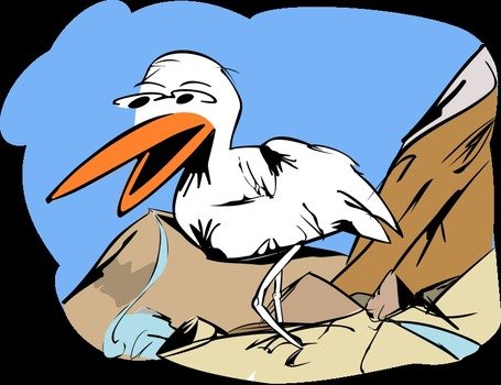 white birds drawing