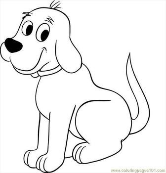 Dog Step 5 Cartoons &gt Clifford Free Printable Coloring Page Online