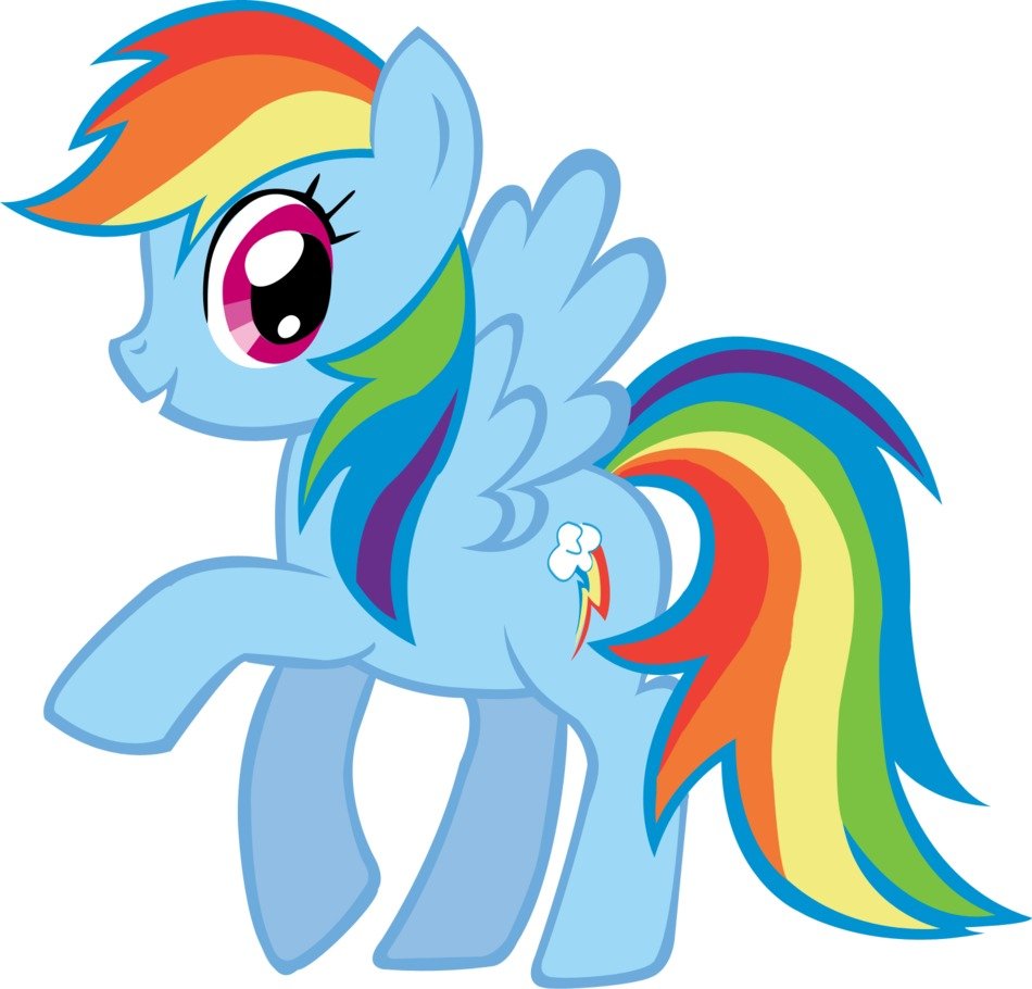Image Of Rainbow Dash drawing